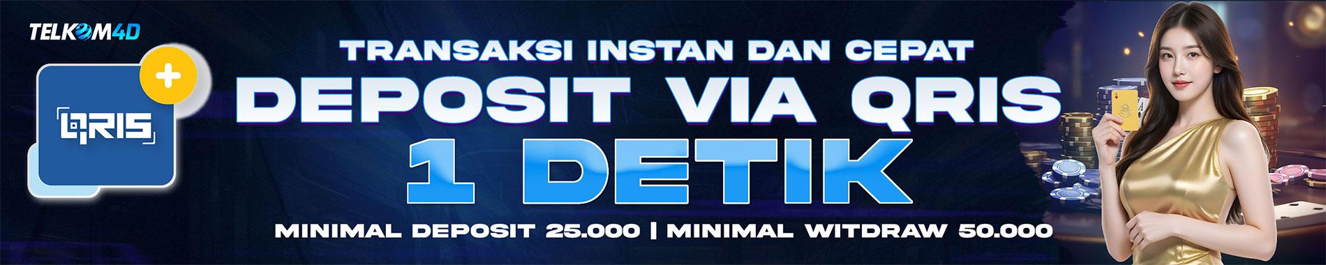 Telkom4D Deposit Qris Cepat 1 Detik